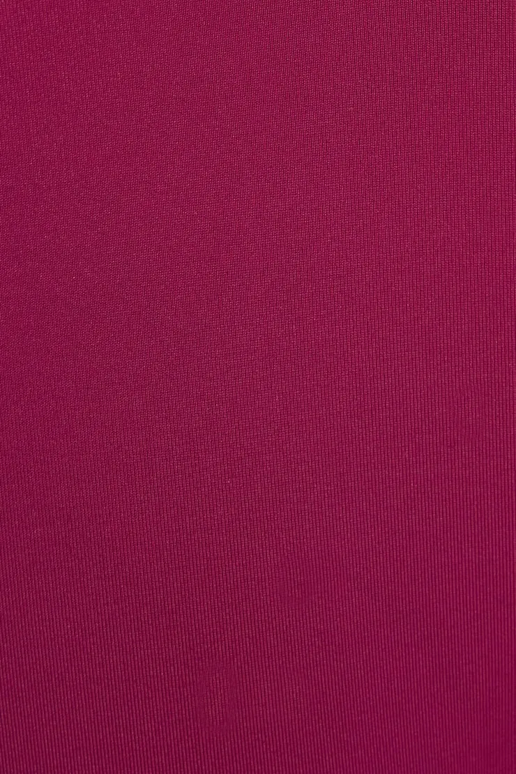 Fixed Triangle Bikini Top - Garage - Burgundy - Women Clothing sold by Garage product image thumbnail 4