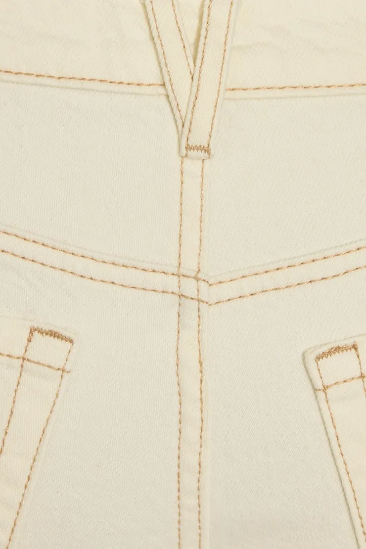 Slouchy Jeans - Garage - White - Women Clothing sold by Garage product image thumbnail 4