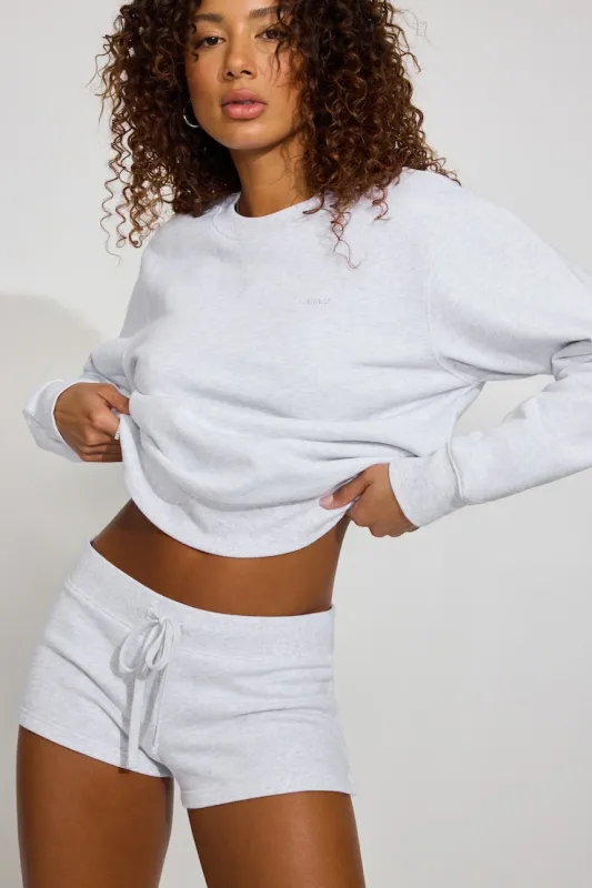 SoftTerry Iconic Crewneck Sweatshirt - Garage - Greys - Women Clothing made by Garage