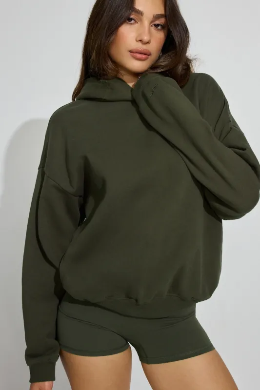 UltraFleece Hoodie - Garage - Green - Women Clothing made by Garage