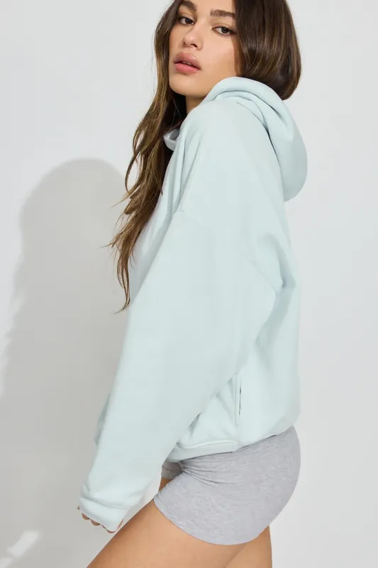 UltraFleece Hoodie - Garage - Blue - Women Clothing made by Garage