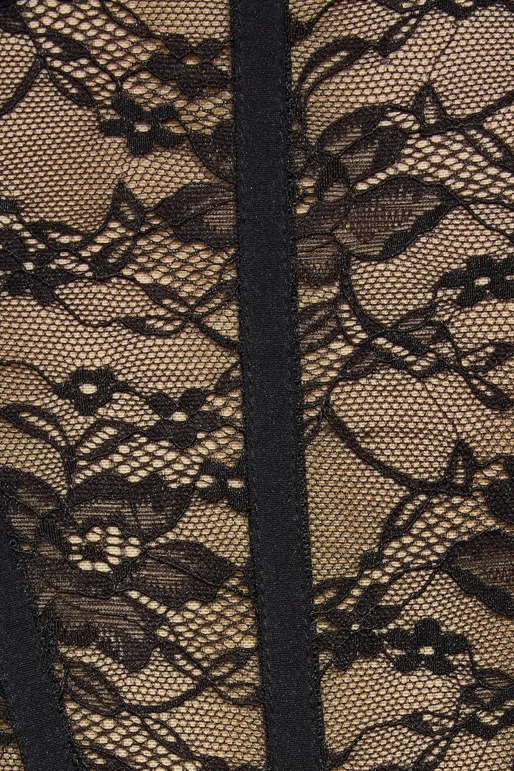 Amaya Lace Bustier Top - Garage - Black - Women Clothing sold by Garage product image thumbnail 4