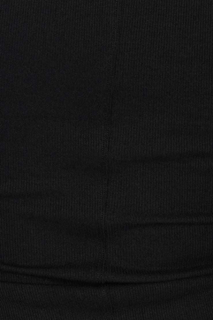 SnatchRib Crewneck T-Shirt - Garage - Black - Women Clothing sold by Garage product image thumbnail 4
