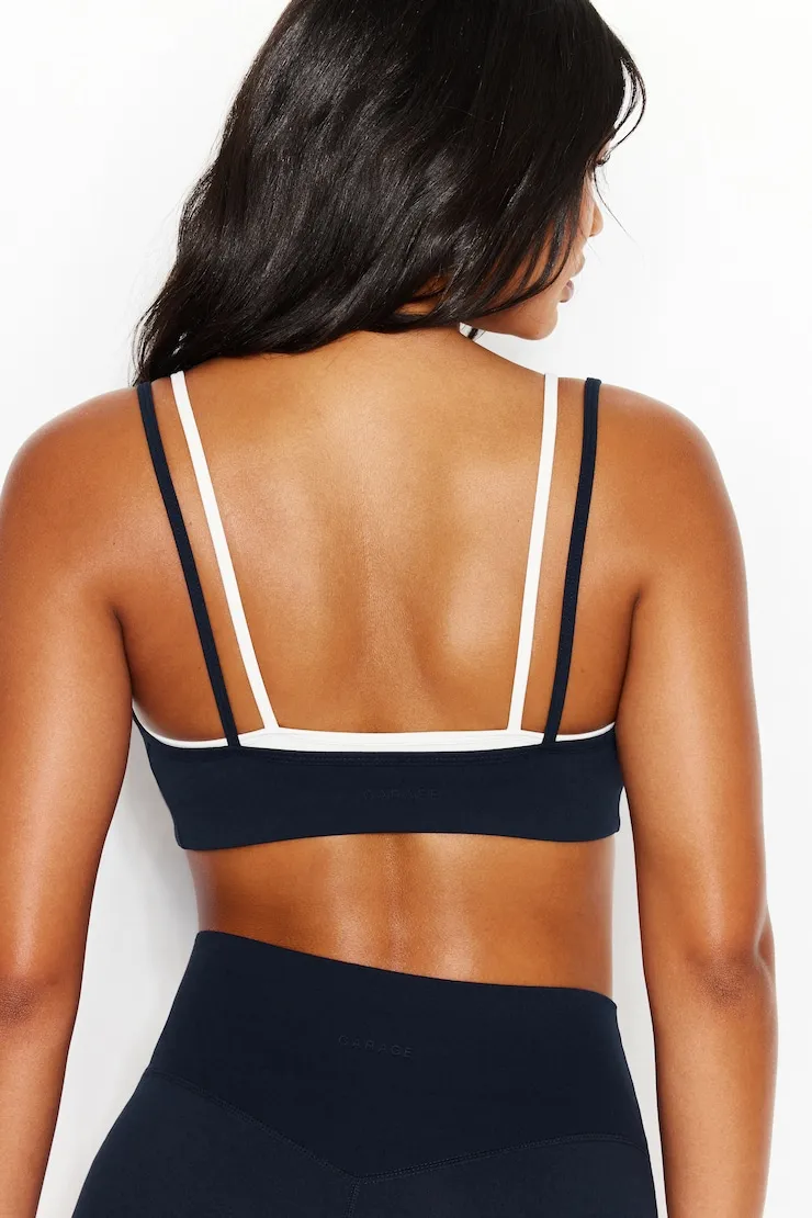 Active Double Layer Bra - Garage - Navy - Women Clothing sold by Garage product image thumbnail 4
