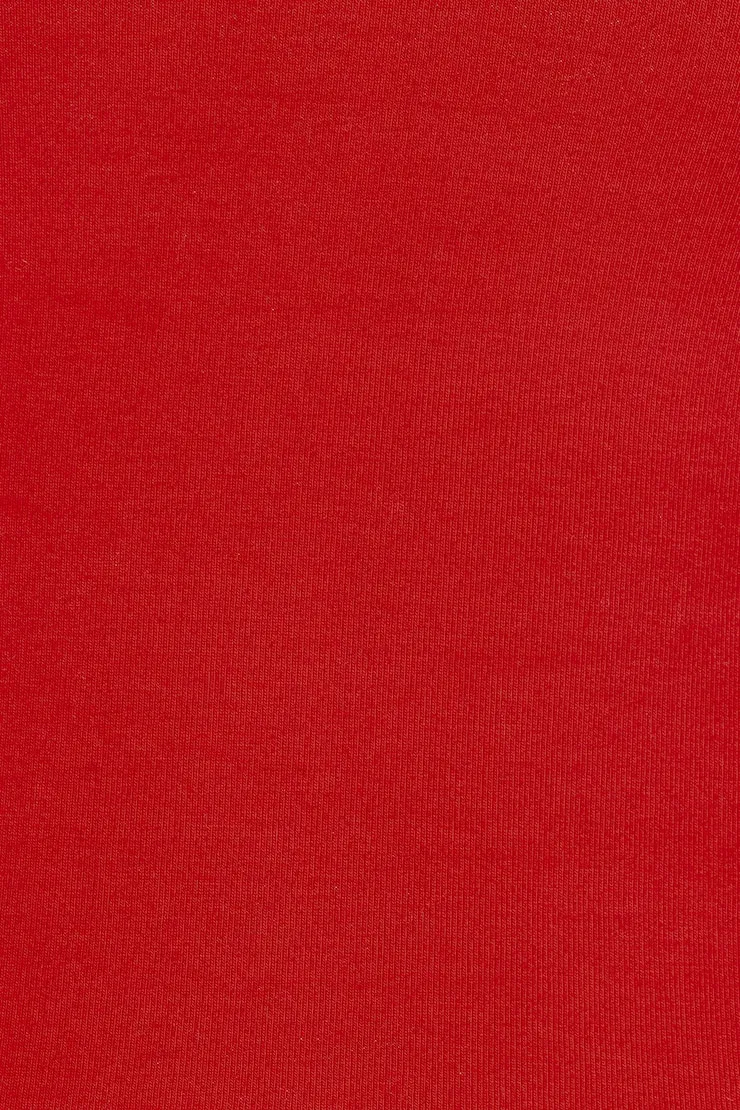 SuperSoft Crewneck Cropped T-Shirt - Garage - Red - Women Clothing sold by Garage product image thumbnail 5
