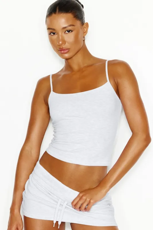 StretchTerryâ„¢ Scoop Cami Top - Garage - Greys - Women Clothing made by Garage