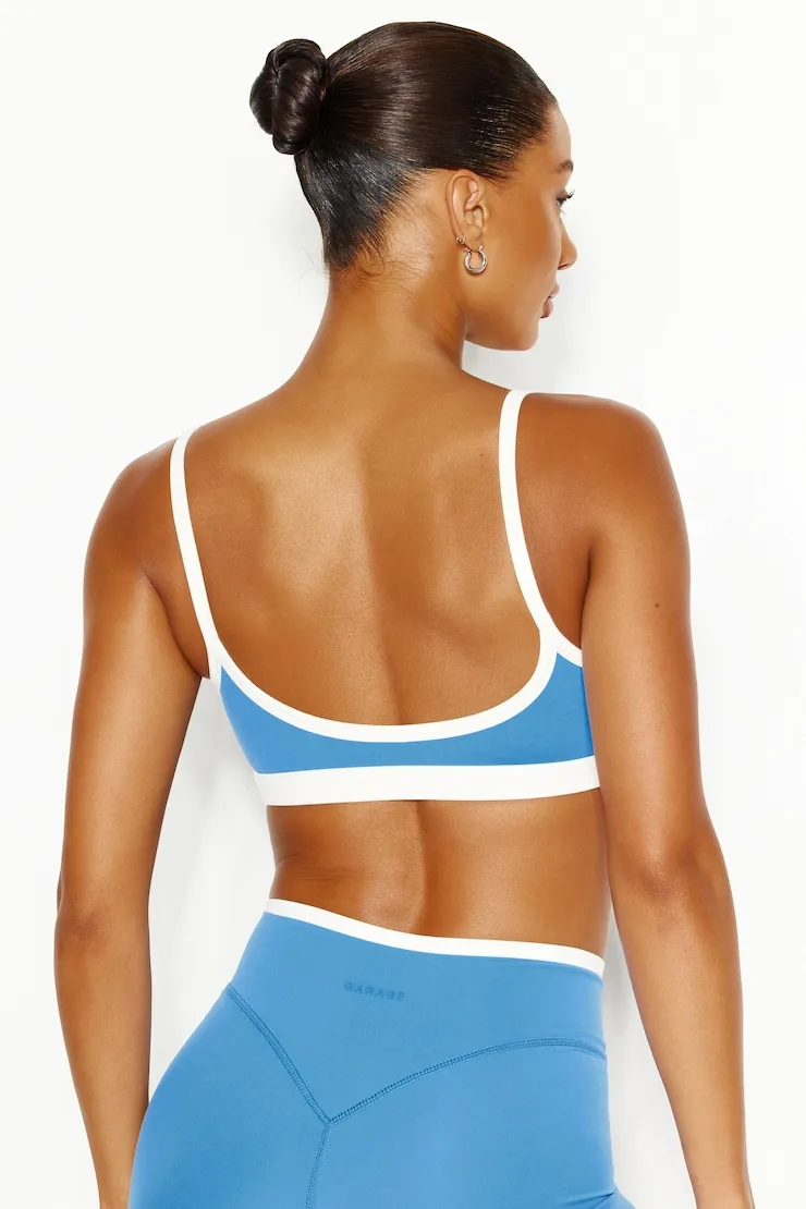 Active Low Back Micro Bra - Garage - Blue - Women Clothing sold by Garage product image thumbnail 5