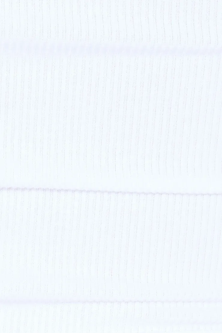 SnatchRib Scoop Tank Top - Garage - White - Women Clothing sold by Garage product image thumbnail 5
