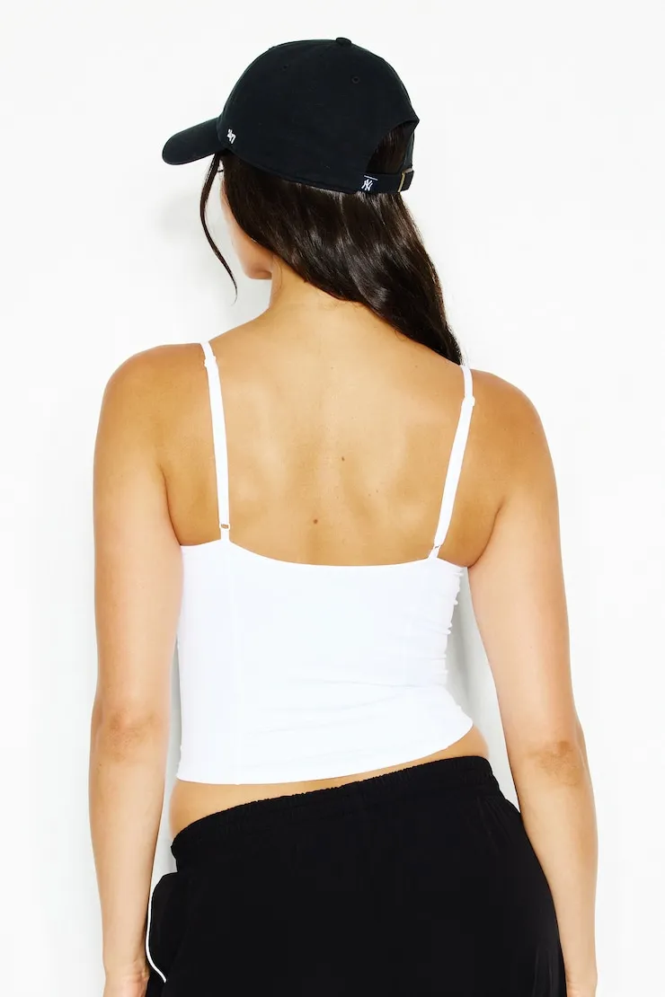 Active Underbust Cami Top - Garage - White - Women Clothing sold by Garage product image thumbnail 5