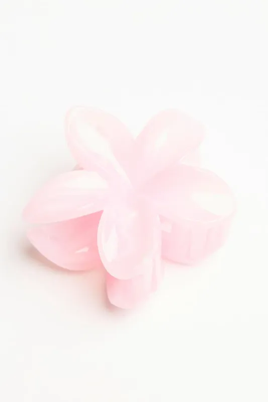Flower Hair Claw - Garage - Pink - Women Clothing made by Garage