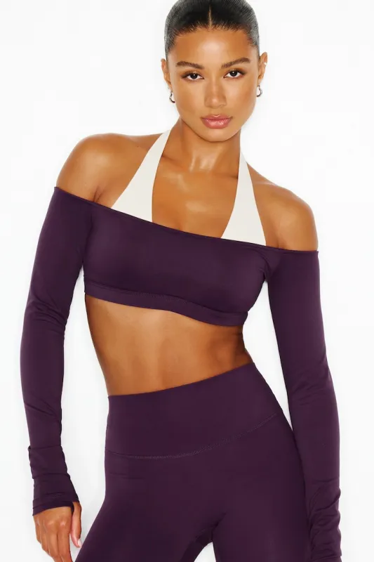 Active Double Layer Micro Top - Garage - Purple - Women Clothing made by Garage