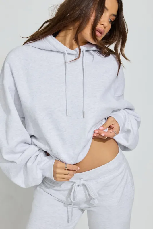 UltraFleece Hi-Low Hoodie - Garage - Greys - Women Clothing made by Garage
