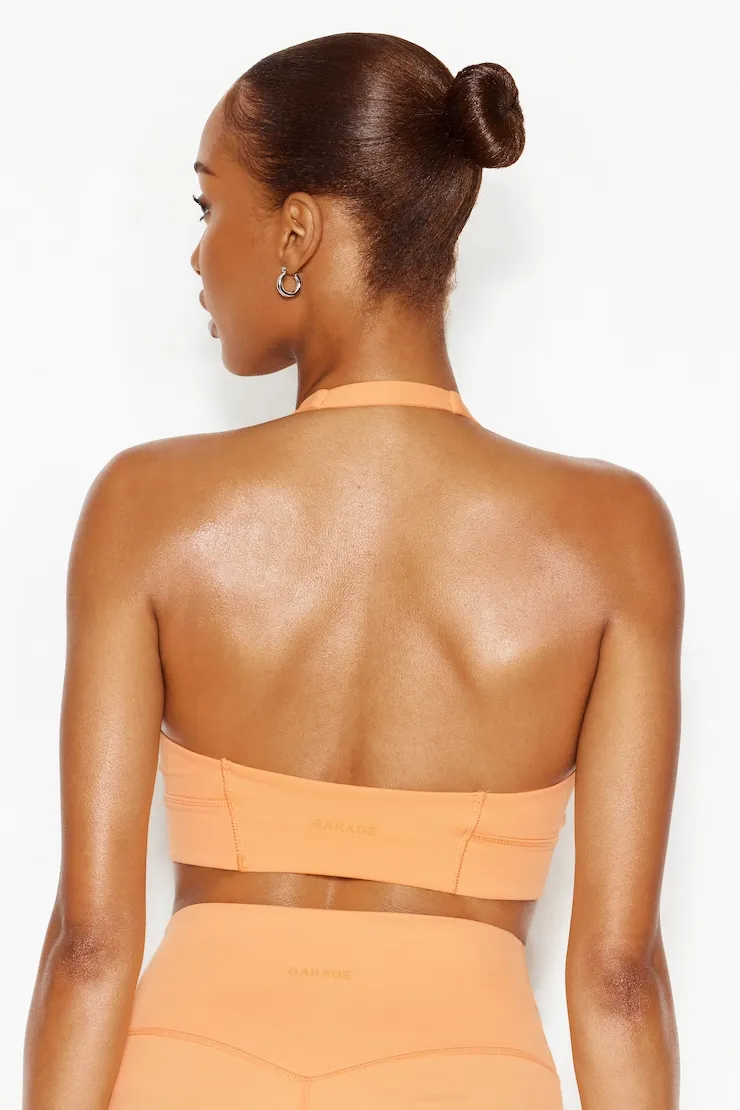 Active Plunge Halter Bra - Garage - Orange - Women Clothing sold by Garage product image thumbnail 3