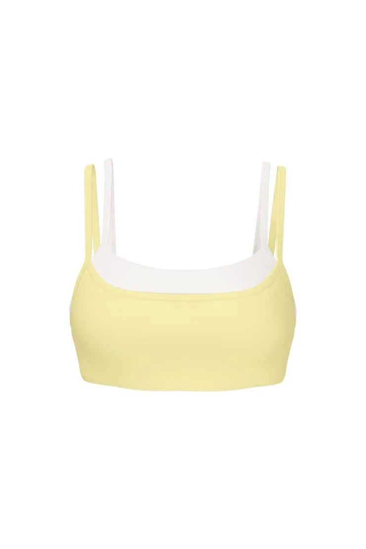 Active Double Layer Bra - Garage - Yellow - Women Clothing sold by Garage product image thumbnail 2