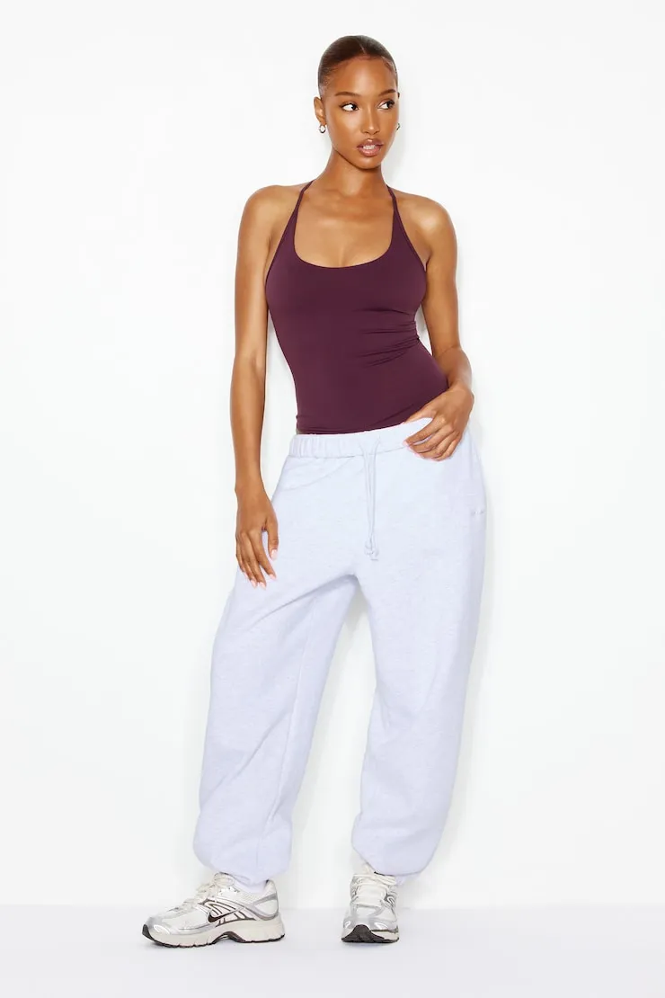 Active T-Back Bodysuit - Garage - Burgundy - Women Clothing sold by Garage product image thumbnail 2