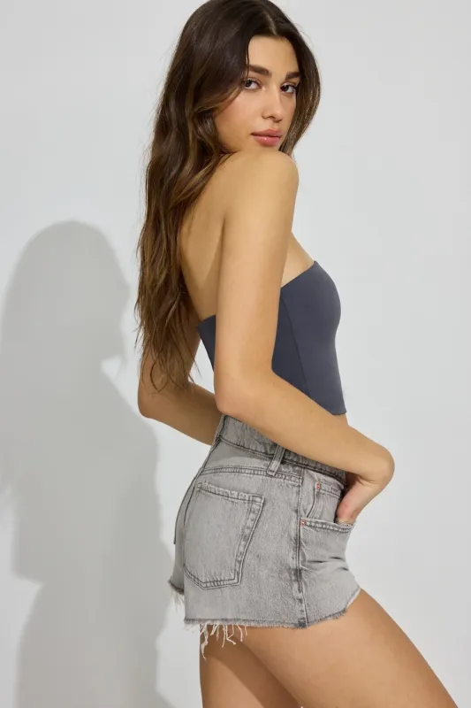 Denim Festival Shorts - Garage - Black - Women Clothing made by Garage