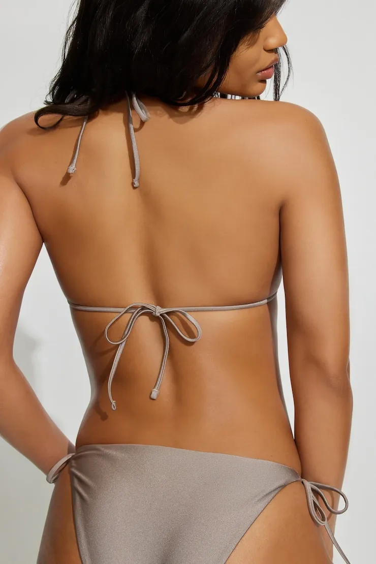 Ring Triangle Bikini Top - Garage - Beige - Women Clothing sold by Garage product image thumbnail 3