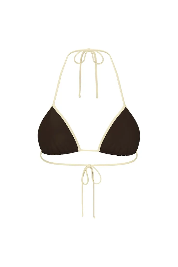 Slider Triangle Bikini Top - Garage - Brown - Women Clothing sold by Garage product image thumbnail 2