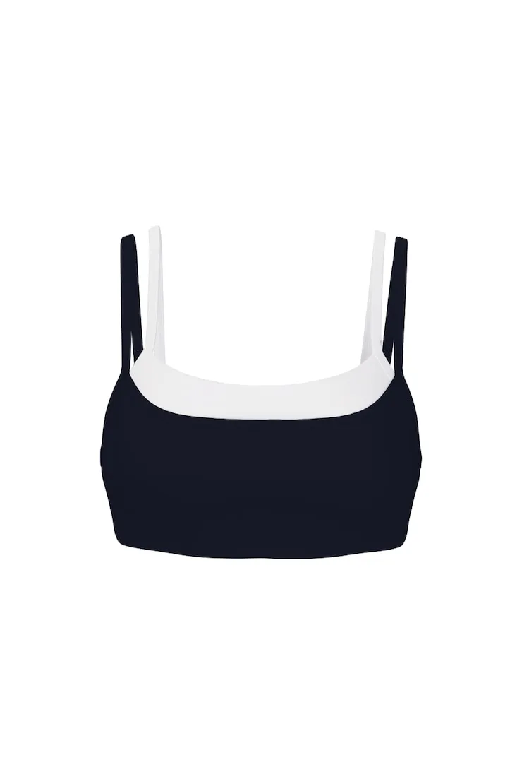 Active Double Layer Bra - Garage - Navy - Women Clothing sold by Garage product image thumbnail 3