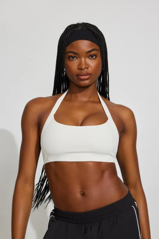 SoftActive Micro Halter Top - Garage - White - Women Clothing made by Garage