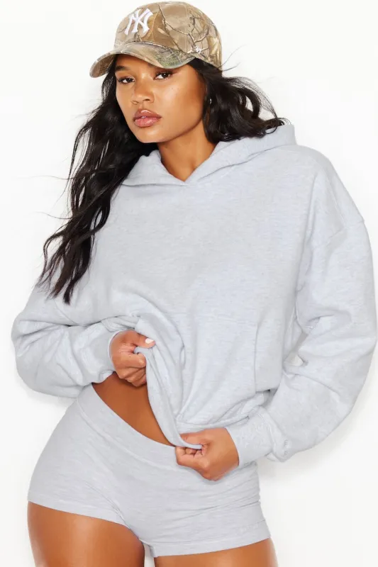 UltraFleece Relaxed Hoodie - Garage - Greys - Women Clothing made by Garage