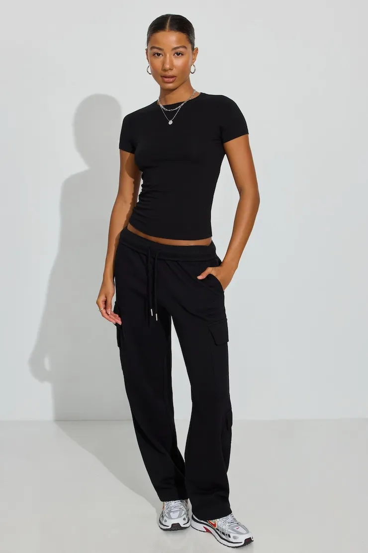 Estelle Longline Tee - Garage - Black - Women Clothing sold by Garage product image thumbnail 2