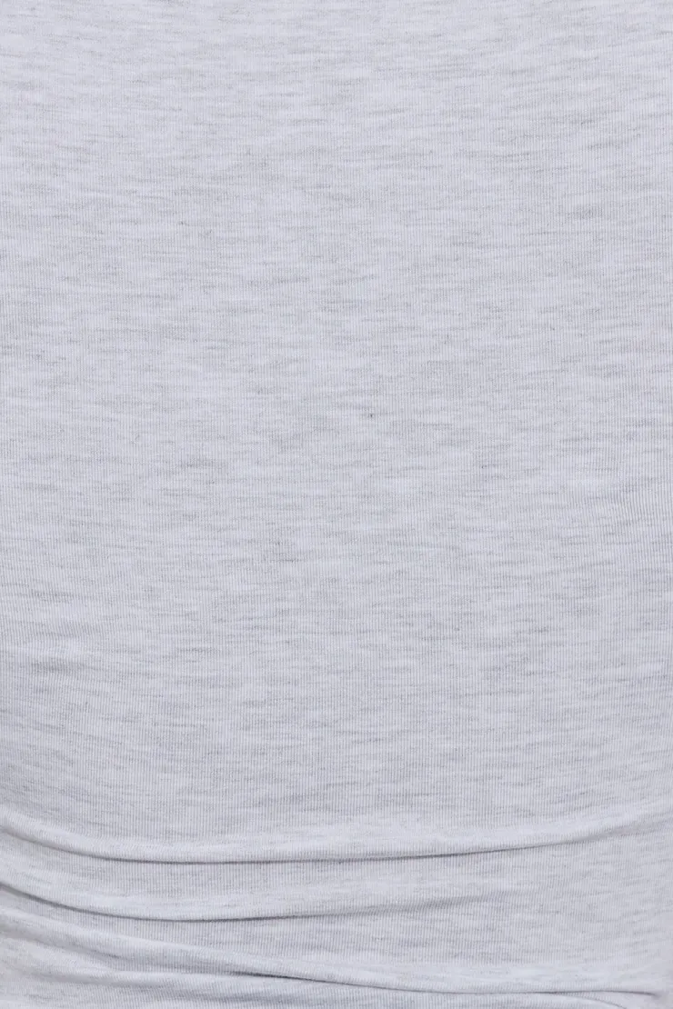 Smooth Long Sleeve Crewneck Top - Garage - Greys - Women Clothing sold by Garage product image thumbnail 4