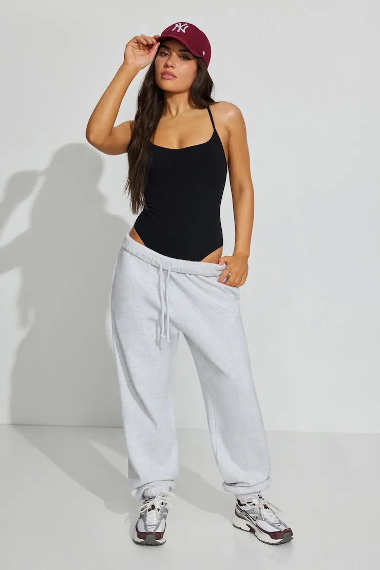 Active Y-Back Bodysuit - Garage - Black - Women Clothing sold by Garage product image thumbnail 3