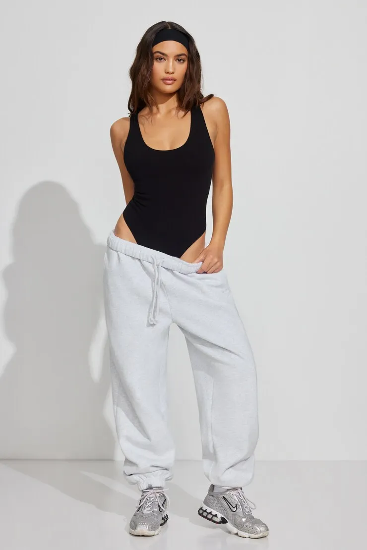 SuperSoft Low Scoop Bodysuit - Garage - Black - Women Clothing sold by Garage product image thumbnail 3