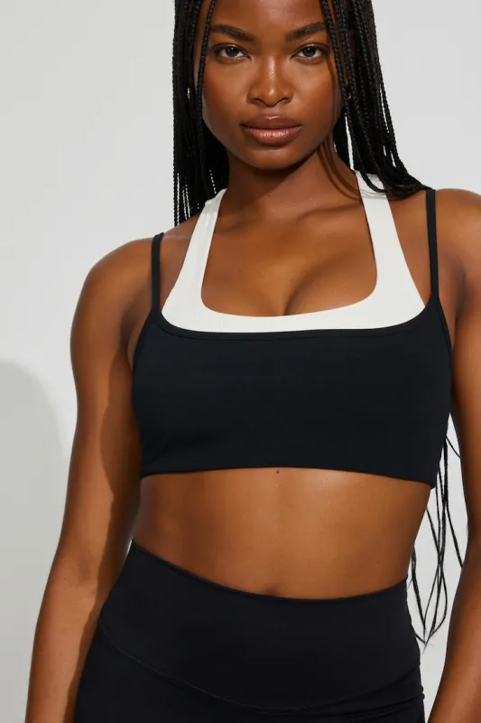 Ribbed Active Top - Garage - Black - Women Clothing made by Garage