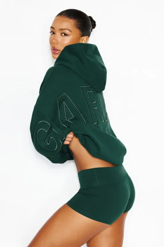 UltraFleece Hoodie - Garage - Green - Women Clothing made by Garage