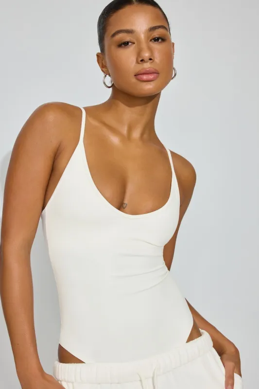 Active Plunge Bodysuit - Garage - White - Women Clothing made by Garage