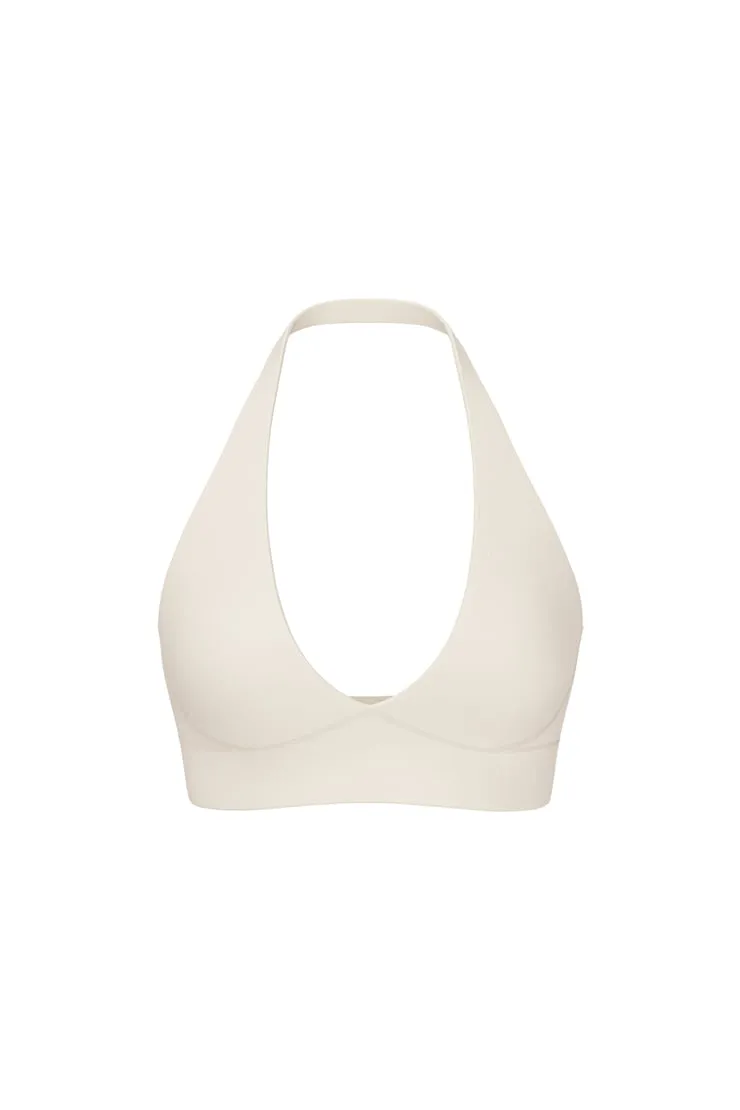 Active Plunge Halter Bra - Garage - White - Women Clothing sold by Garage product image thumbnail 2