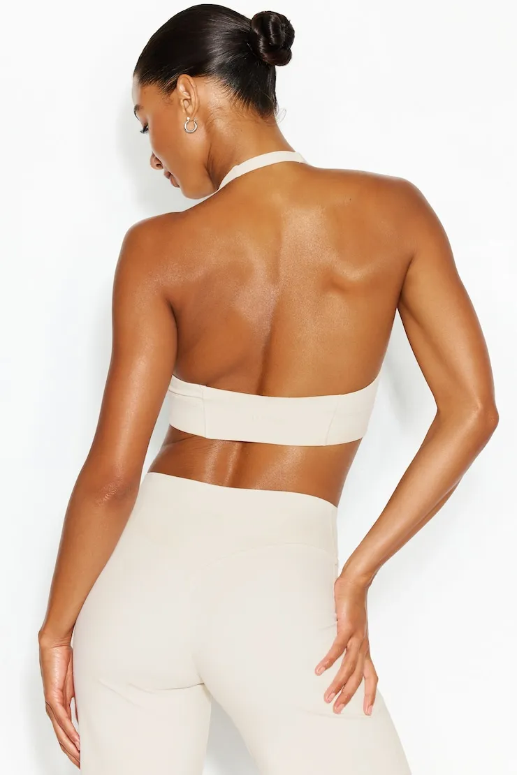 Active Plunge Halter Bra - Garage - White - Women Clothing sold by Garage product image thumbnail 4