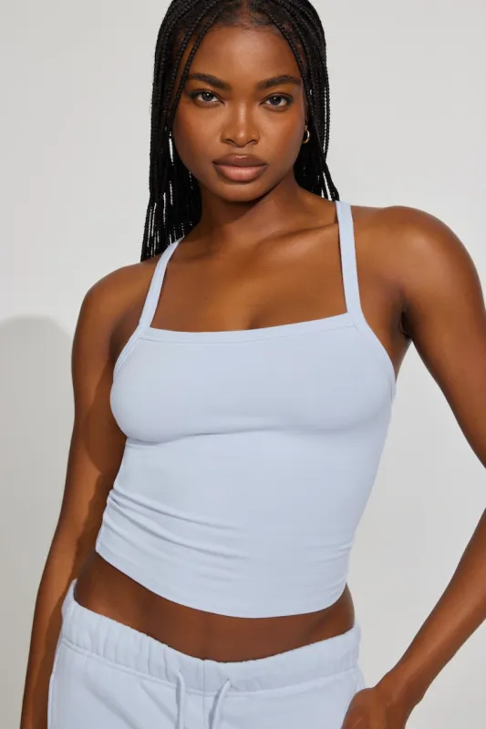 StretchTerry™ Binding Cami Top - Garage - Blue - Women Clothing made by Garage