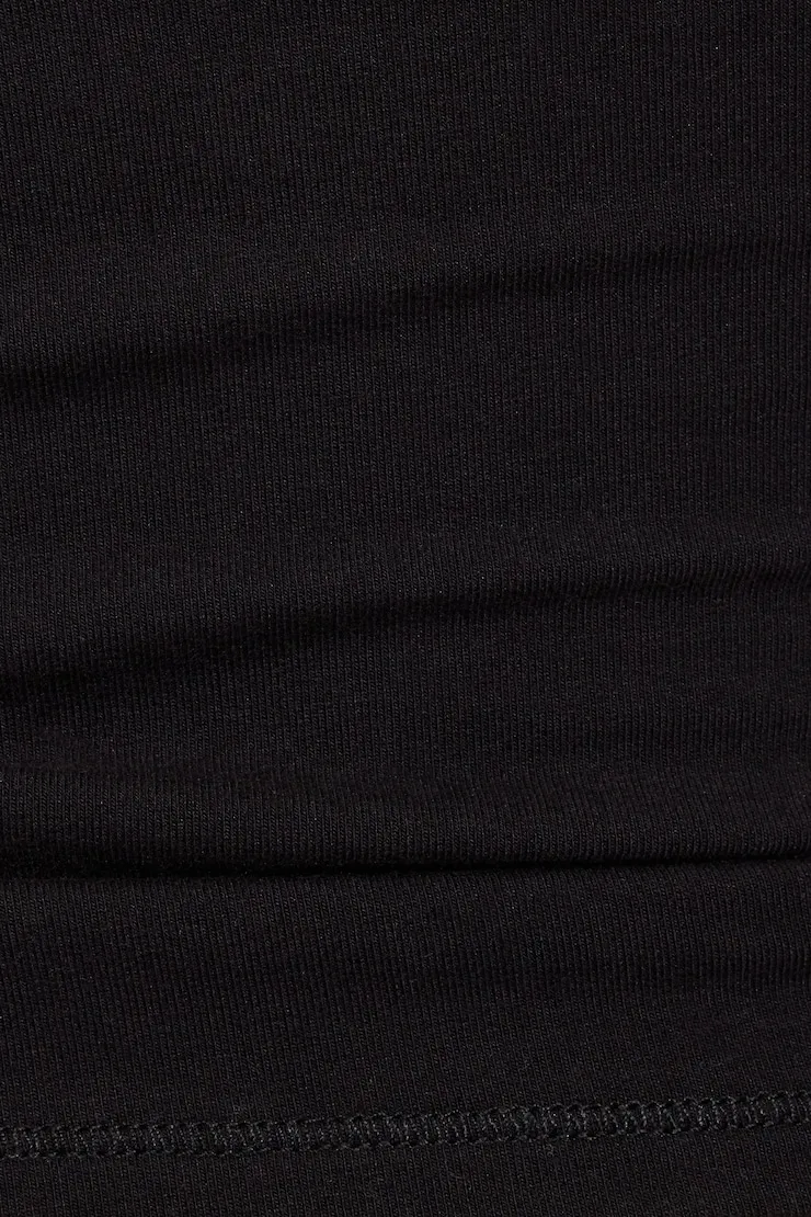 StretchTerry™ Plunge Halter Top - Garage - Black - Women Clothing sold by Garage product image thumbnail 4