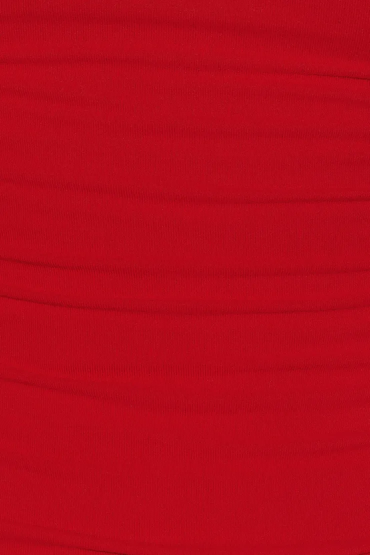 SuperSoft Ruched Back Top - Garage - Red - Women Clothing sold by Garage product image thumbnail 5