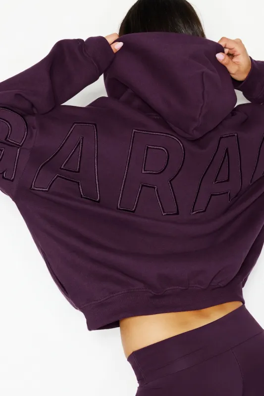 UltraFleece Hoodie - Garage - Purple - Women Clothing made by Garage