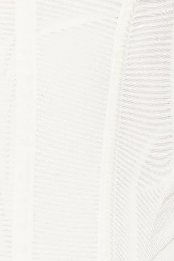 Mesh Longline Tube Corset - Garage - White - Women Clothing sold by Garage product image thumbnail 5
