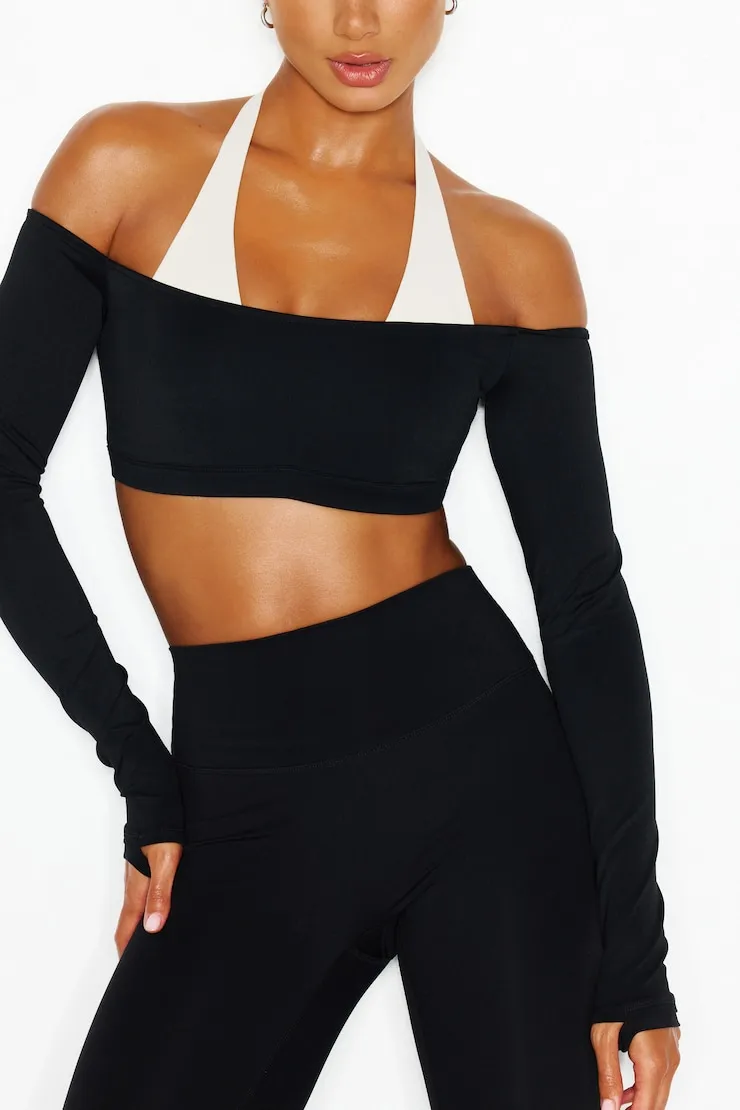 Active Double Layer Micro Top - Garage - Black - Women Clothing sold by Garage product image thumbnail 4
