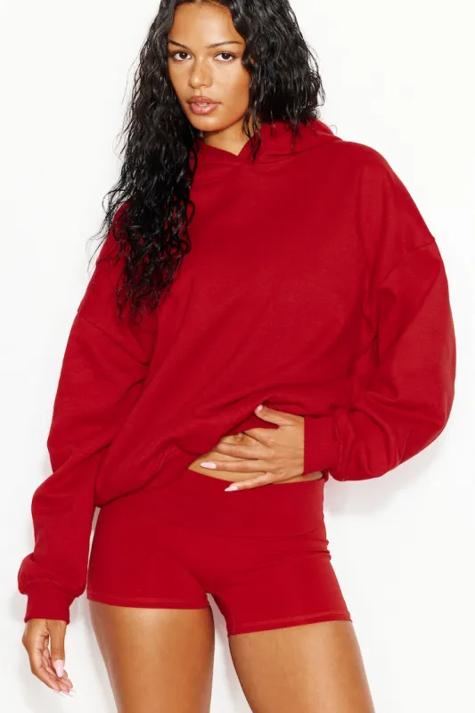UltraFleece Hoodie - Garage - Red - Women Clothing made by Garage