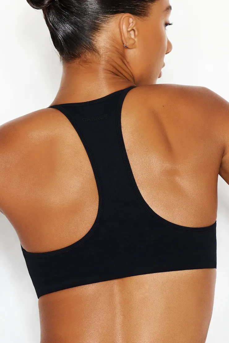 Active Racerback Bra - Garage - Black - Women Clothing sold by Garage product image thumbnail 5