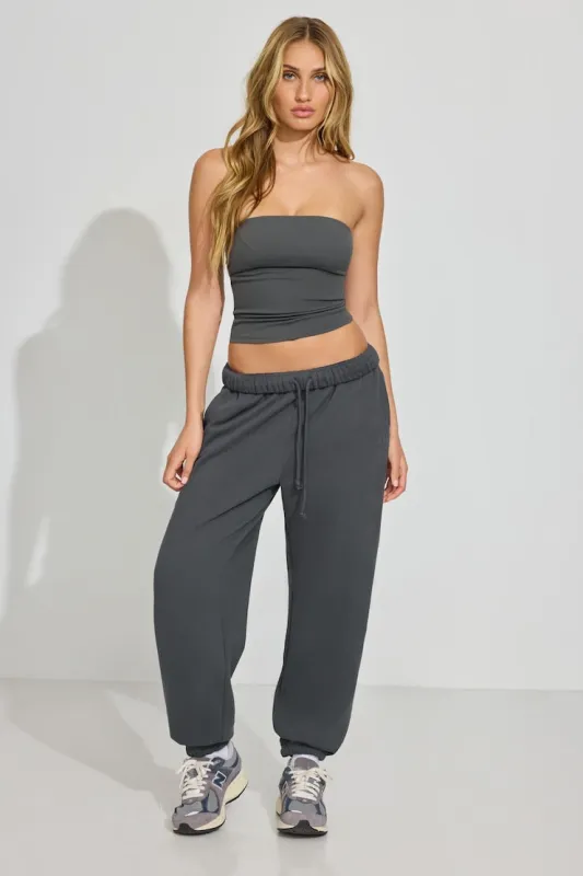 UltraFleece Boyfriend Sweatpants - Garage - Greys - Women Clothing made by Garage