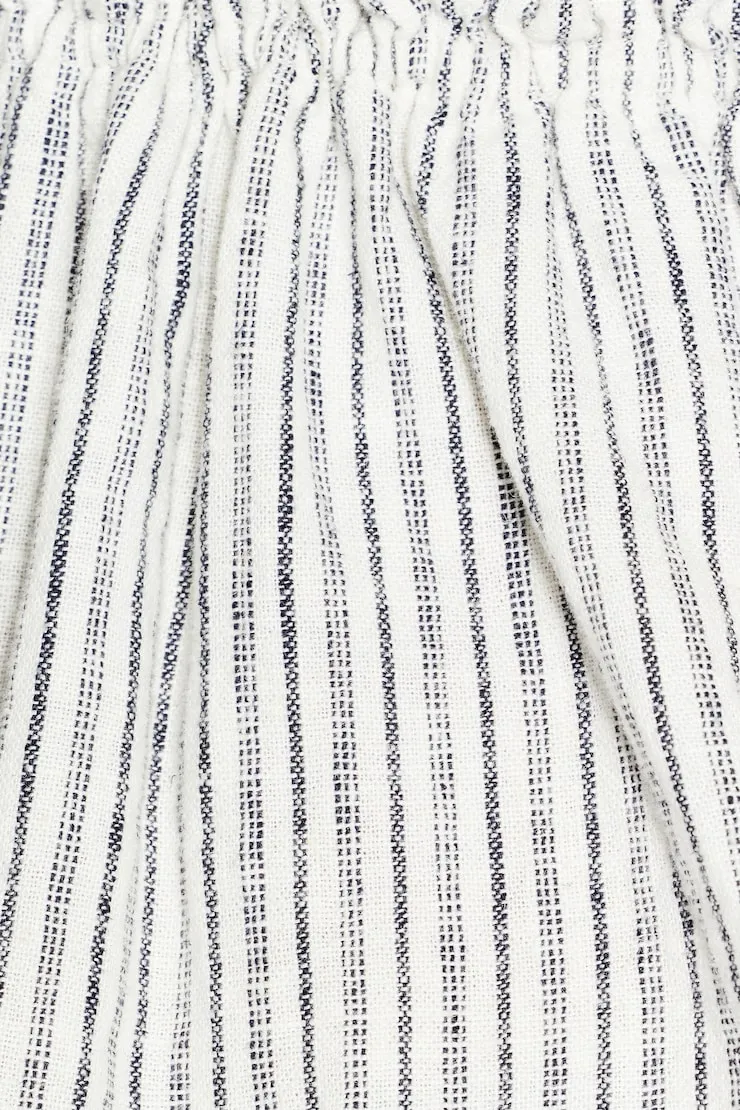 Linen Flyaway Halter Top - Garage - Navy - Women Clothing sold by Garage product image thumbnail 5