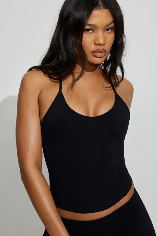 Active Y-Back Tank Top - Garage - Black - Women Clothing made by Garage