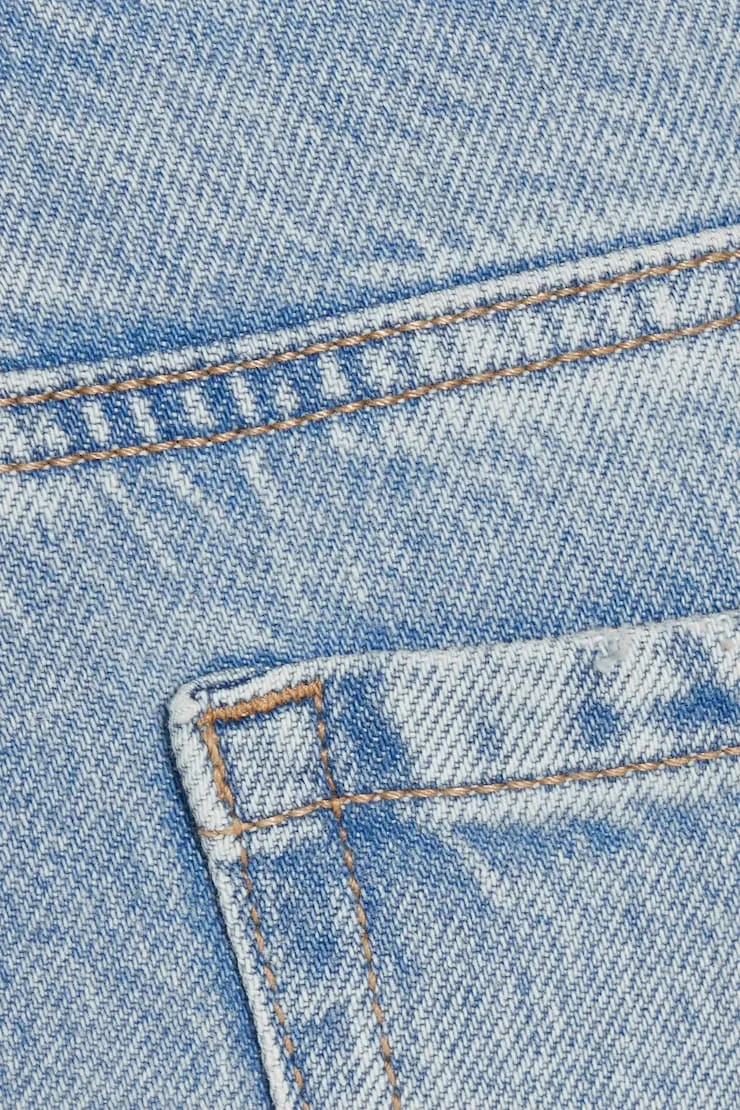 Ultra Low Rise Straight Jeans - Garage - Blue - Women Clothing sold by Garage product image thumbnail 4