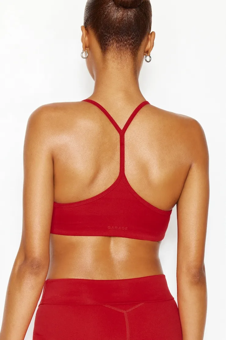 Active Y-Back Bra - Garage - Red - Women Clothing sold by Garage product image thumbnail 4