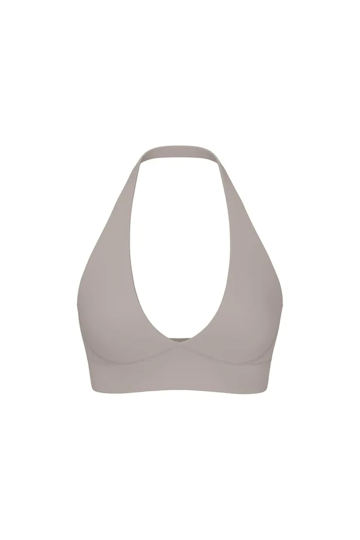 Active Plunge Halter Bra - Garage - Beige - Women Clothing sold by Garage product image thumbnail 2