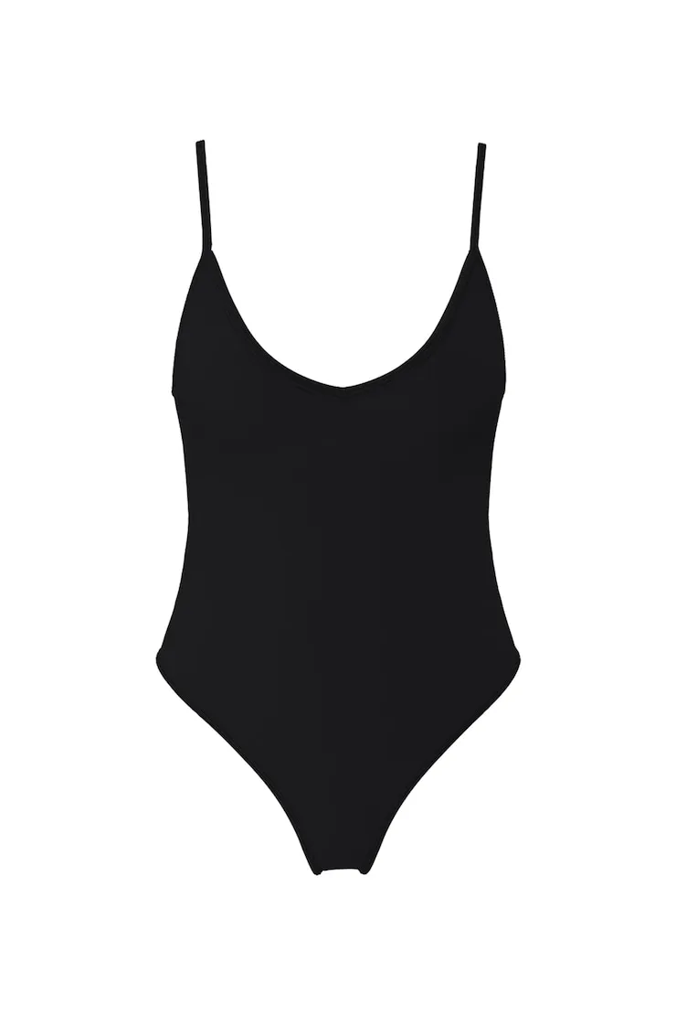 Active Plunge Bodysuit - Garage - Black - Women Clothing sold by Garage product image thumbnail 2