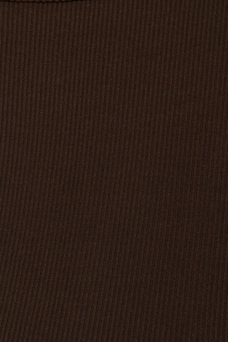 Mini Ribbed Sleep Pants - Garage - Brown - Women Clothing sold by Garage product image thumbnail 4